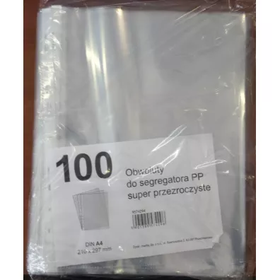 Herlitz Obwoluty do segregatora A4 przezroczyste 100 szt.