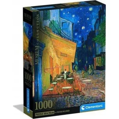 Puzzle 1000 el. Museum Van Gogh - Esterno Di Caffe Clementoni