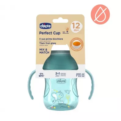 Chicco Kubek 360` do nauki samodzieln picia 200ml turkus