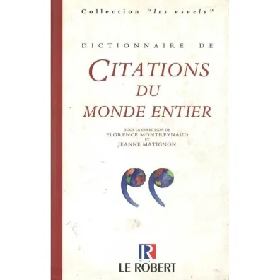 Dictionnaire usuels de citations du monde entier