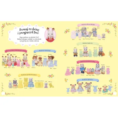 Sylvanian Families. Piknik Frei. Zadania z naklejkami