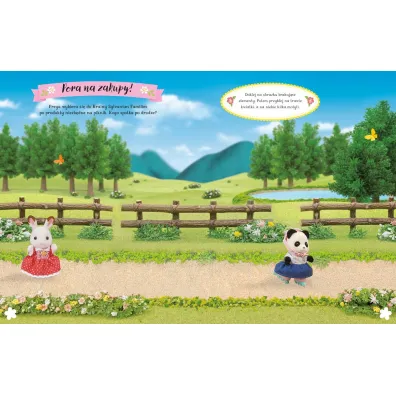 Sylvanian Families. Piknik Frei. Zadania z naklejkami