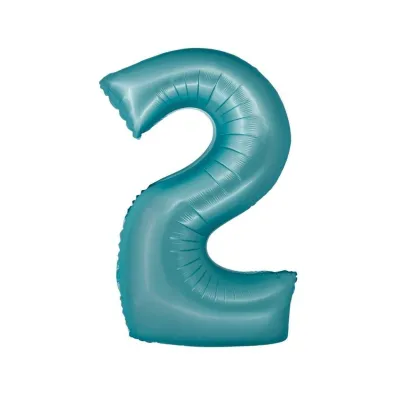 Godan Balon foliowy Smart Cyfra 1 jasna niebieska matowa 76cm
