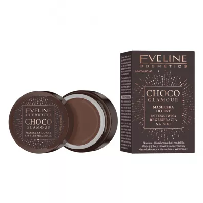 Eveline Cosmetics Choco Glamour maseczka do ust 12 ml