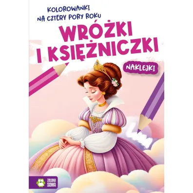 Kolorowanki na cztery pory roku. Wr�ki i ksi�niczki