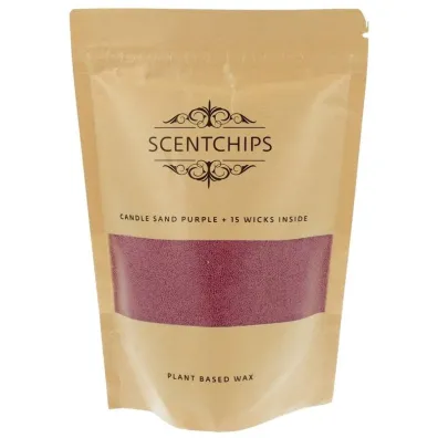 ScentChips �wieca sypana 250gr wosk per�owy fioletowy