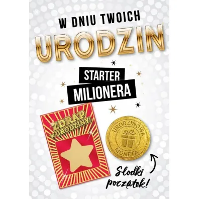 Armin Style KARNET URODZINY B6 Z KOP AS MO-16 FOL