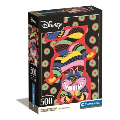 Puzzle 500 el. Compact The Cheshire Cat Clementoni