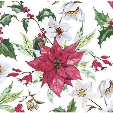 Serwetka papierowa 3warstwowa  25x25 op20szt Bo�e Narodzenie POL-MAK CDGW020401