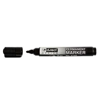 D.rect Marker permanentny okr�g�y 12 szt.