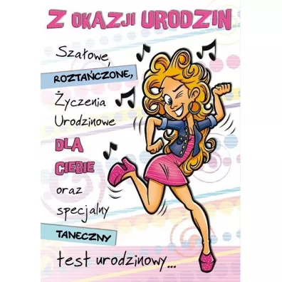 Stamp Karnet Comic B6 + koperta wz�r nr 12 Urodziny