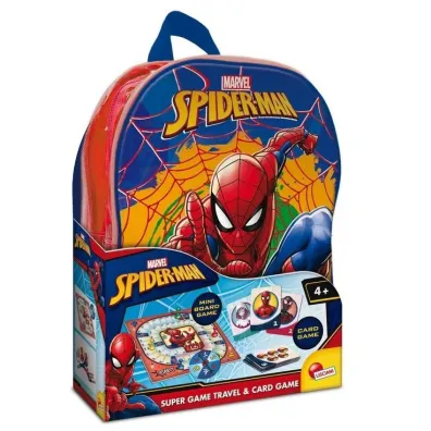 Plecak Spiderman z gr� i kartami