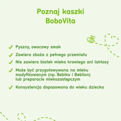 BoboVita Kaszka zbo�owa jab�ko �liwka po 8. miesi�cu 180 g