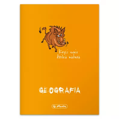 Herlitz Zeszyt A5 Eco PP Geografia kratka 60 kartek