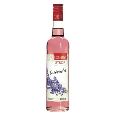 Premium Rosa Syrop z lawendy Nasze Domowe 400 ml