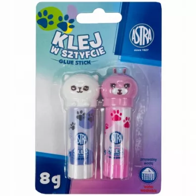 Astra Klej w sztyfcie Zwierz�tka 2 x 8 g