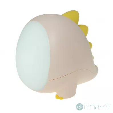 Marys Lampka nocna LED dino r�owy