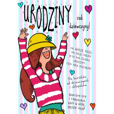Henry Karnet urodzinowy Dziewczyna II