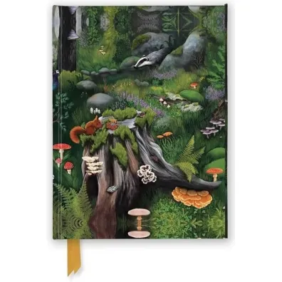 Flame Tree Notatnik A5 linia TW G��boko w lesie Anna Stead