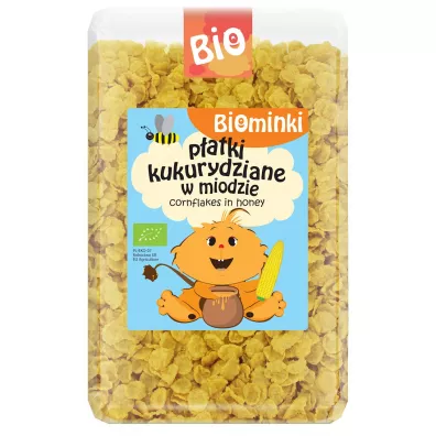 Biominki Patki kukurydziane w miodzie 500 g Bio