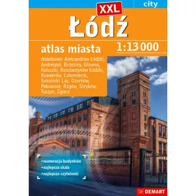 Atlas miasta ��d� +15 XXL 1:13 000