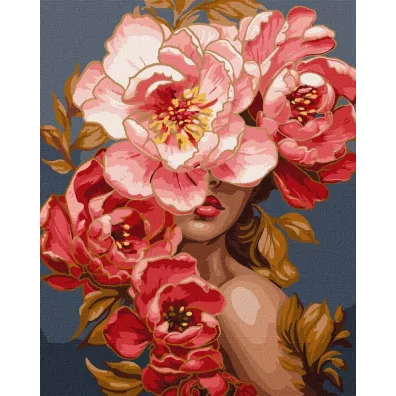 Ideyka Malowanie po numerach - Kwitn�cy wdzi�k 40x50cm