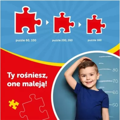 Puzzle 100 el. Glitter. Brokatowa Gabby - Koci Domek Gabi Trefl