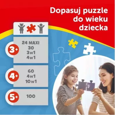 Puzzle 100 el. Glitter. Brokatowa Gabby - Koci Domek Gabi Trefl