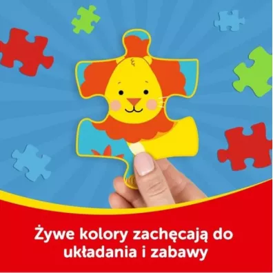 Puzzle 100 el. Glitter. Brokatowa Gabby - Koci Domek Gabi Trefl