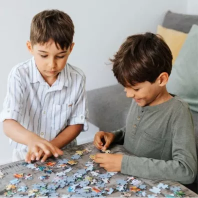 Puzzle 100 el. Glitter. Brokatowa Gabby - Koci Domek Gabi Trefl