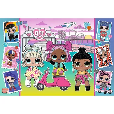 Puzzle 100 el. Zdj�cia laleczek Trefl