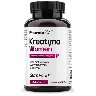 Pharmovit Kreatyna WOMEN monohydrat kreatyny suplement diety 125 kaps.