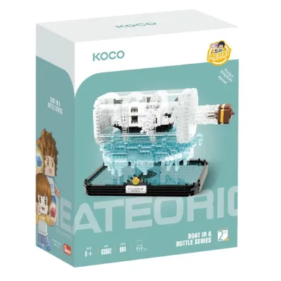 KOCO klocki statek w butelce 964 elementy