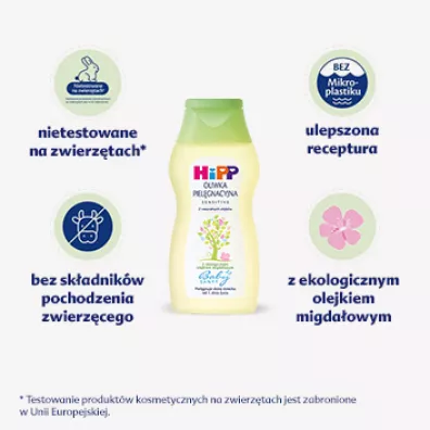 Hipp Babysanft Oliwka piel�gnacyjna, od 1. dnia �ycia 200 ml