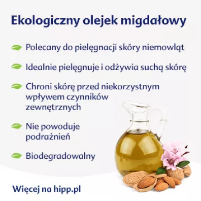 Hipp Babysanft Oliwka piel�gnacyjna, od 1. dnia �ycia 200 ml