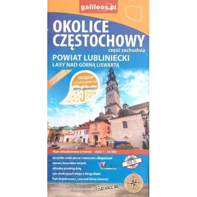 Okolice Cz�stochowy - cz�� zachodnia  (wersja wodoodporna)