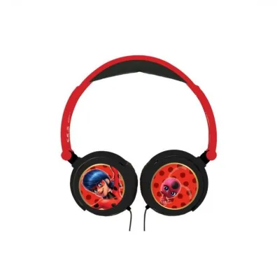 Sk�adane s�uchawki przewodowe stereo Miraculous z g�o�no�ci� bezpieczn� dla dzieci  Lexibook HP015MI