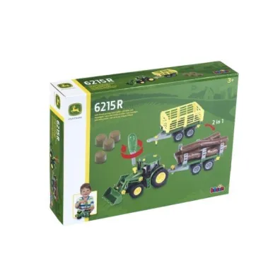 Traktor John Deere do skr�cania z 2 przyczepami Klein Trefl