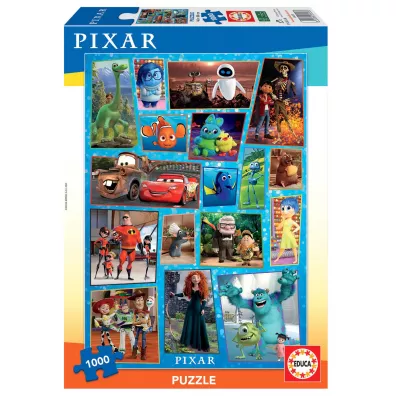 Puzzle 1000 el. Bohaterowie bajek Disney Educa