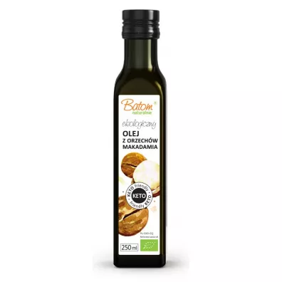 Batom Olej z orzech�w makadamia virgin keto 250 ml Bio