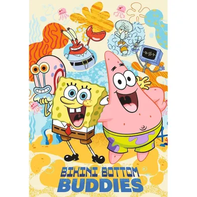 Puzzle 1000 el. SpongeBob Kanciastoporty Trefl