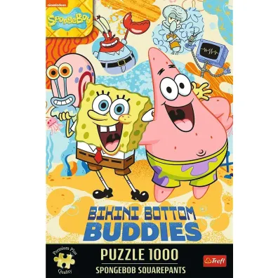Puzzle 1000 el. SpongeBob Kanciastoporty Trefl