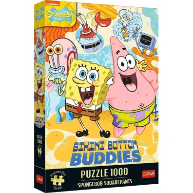 Puzzle 1000 el. SpongeBob Kanciastoporty Trefl