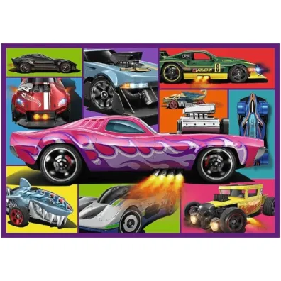 Puzzle 4x250 el. Wy�cigowe auta Trefl