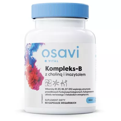 Osavi Kompleks-B z cholin� i inozytolem Suplement diety 60 kaps.