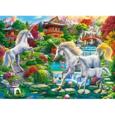 Puzzle 300 el. Unicorn Garden Castorland