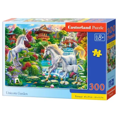 Puzzle 300 el. Unicorn Garden Castorland