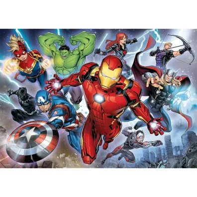 Puzzle 200 el. Waleczni Avengersi Trefl