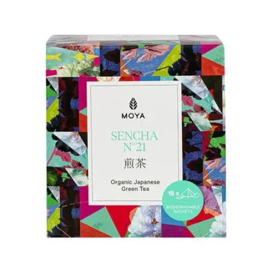 Moya Matcha herbata zielona w saszetkach Sencha no.21 15 x 1.5 g Bio