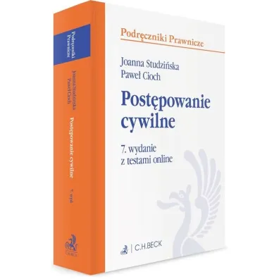 Post�powanie cywilne z testami online - Joanna Studzi�ska, Pawe� Cioch